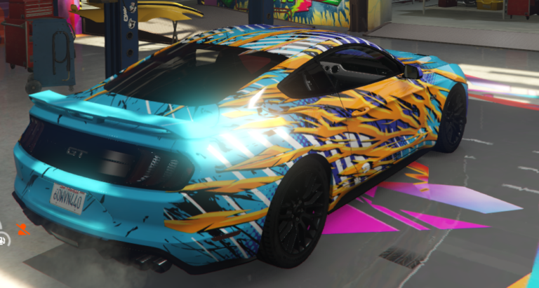 Ford Mustang GT 2018 Tuning Liveries FiveM Ready