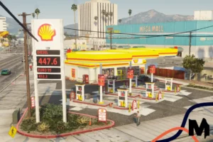 Shell gas Station mlo fivem